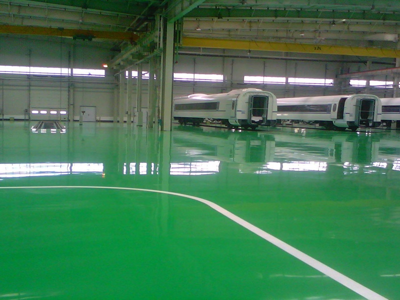 環氧防靜電地坪為什么光澤不夠呢
